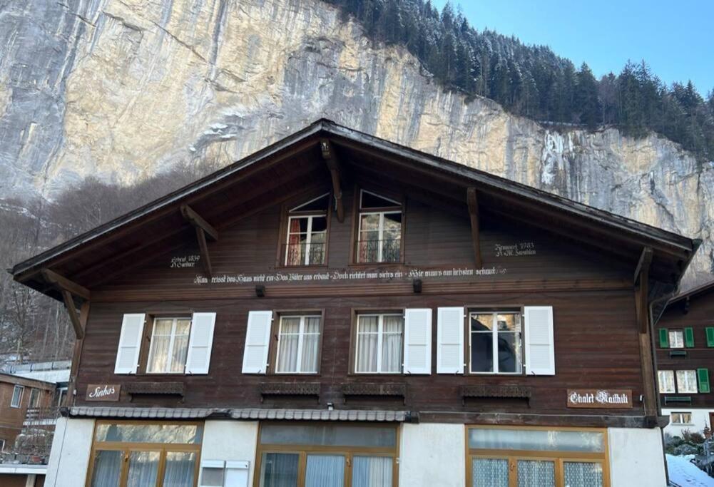 Chalet Maithili Lauterbrunnen -152-Year-Old Majestic Chalet Exterior photo